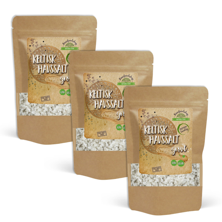 Celtic Havssalt Grovt 1kg x 3 paket i gruppen Råvaror & Dryck / Skafferiet / Kryddor / Salter hos Rawfoodshop Scandinavia AB (GS0041-SET3)