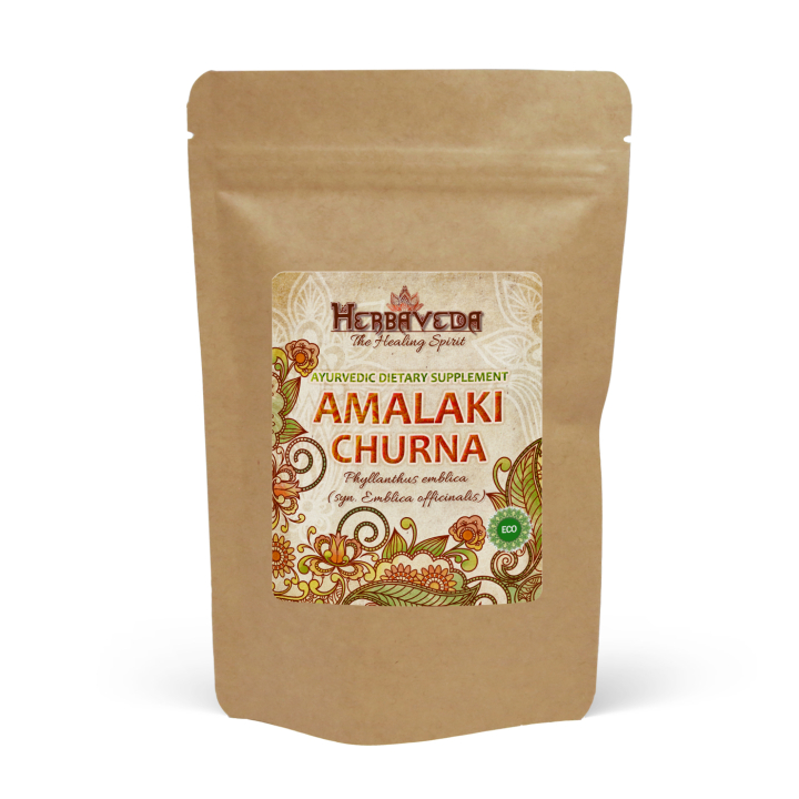 Amalaki Churna EKO 125g i gruppen Hälsa / Örter, Alger & Svampar / Örter hos Rawfoodshop Scandinavia AB (HERBA01)