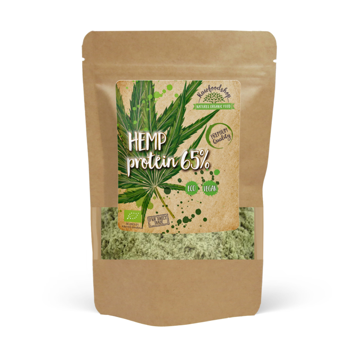 Hampaprotein 65% EKO 1kg i gruppen Råvaror & Dryck / Hälsokost / Proteinpulver hos Rawfoodshop Scandinavia AB (HMP01)