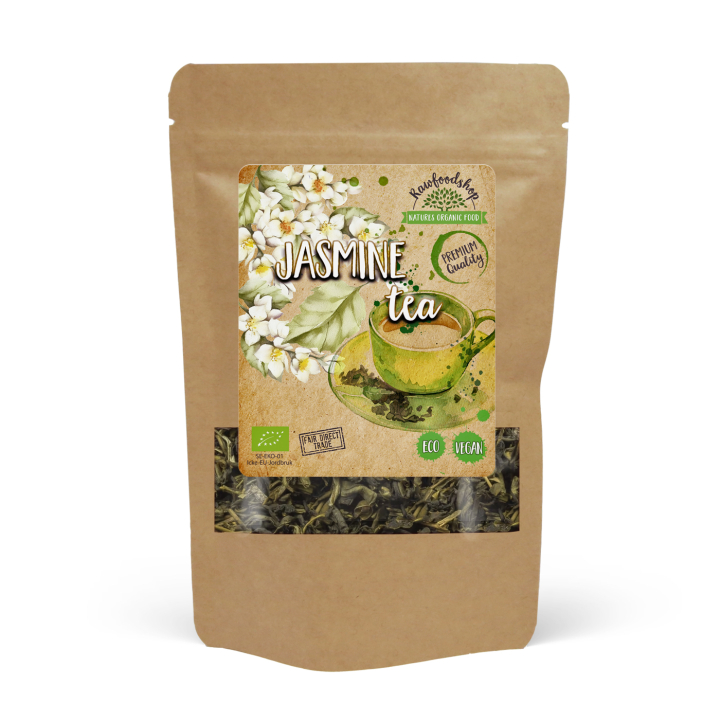 Jasmin Te EKO 100g i gruppen Råvaror & Dryck / Drycker / Teer hos Rawfoodshop Scandinavia AB (JAS01)