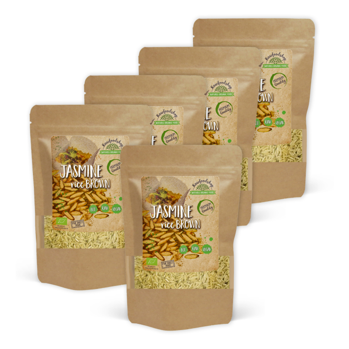 Jasminris Brunt Råris EKO 1kg x 5 paket i gruppen Råvaror & Dryck / Skafferiet / Ris & Korn hos Rawfoodshop Scandinavia AB (JRB501-SET5)