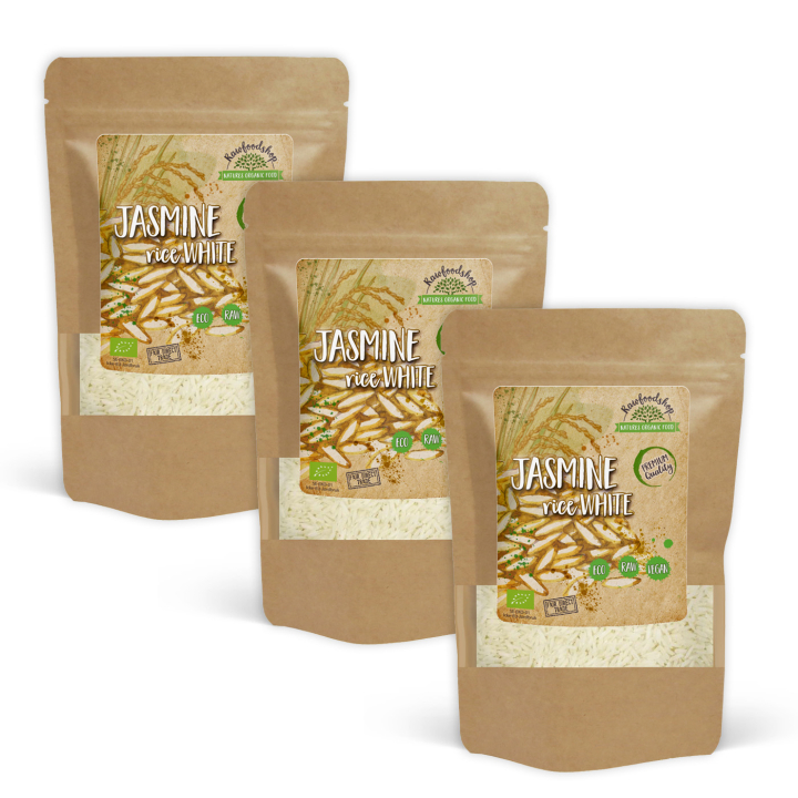 Jasminris Vitt EKO 1kg x 3 paket i gruppen Råvaror & Dryck / Skafferiet / Ris & Korn hos Rawfoodshop Scandinavia AB (JRV501-SET3)