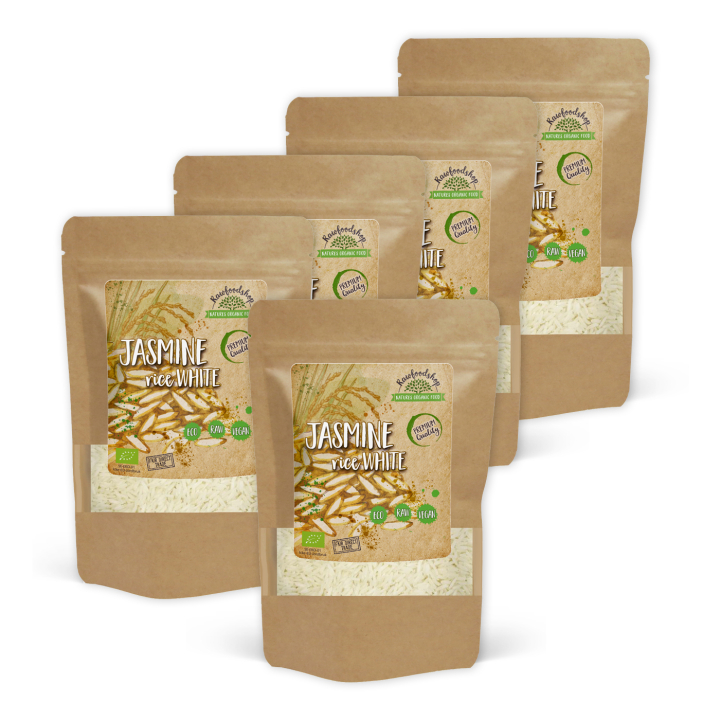 Jasminris Vitt EKO 1kg x 5 paket i gruppen Råvaror & Dryck / Skafferiet / Ris & Korn hos Rawfoodshop Scandinavia AB (JRV501-SET5)