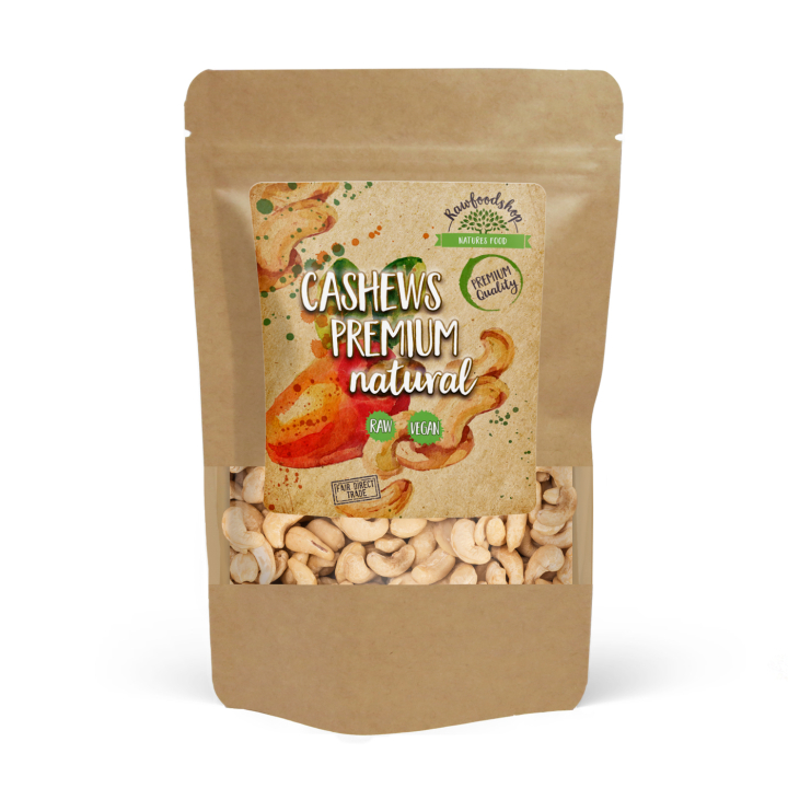 Cashewnötter Premium RAW 1kg i gruppen Råvaror & Dryck / Nötter / Cashewnötter hos Rawfoodshop Scandinavia AB (K17190-1)