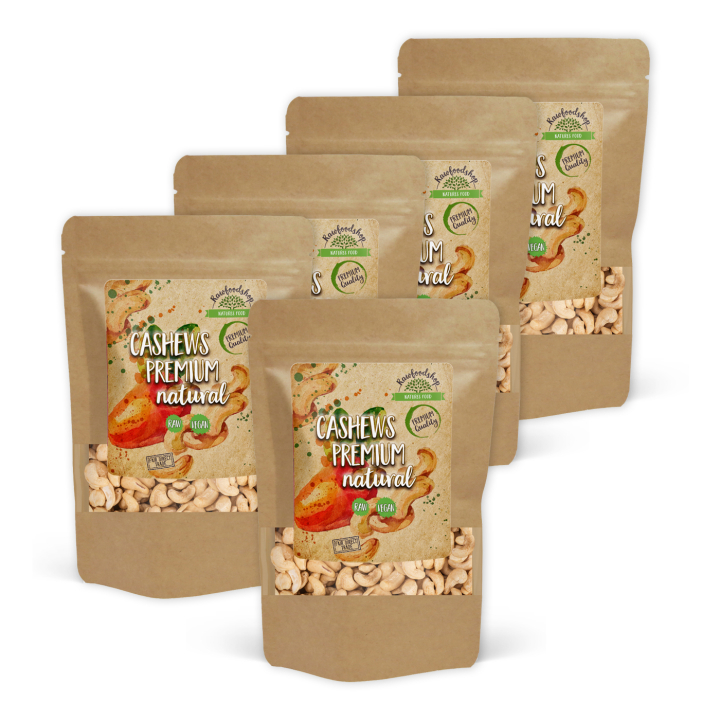 Cashewnötter Premium RAW 1kg x 5 paket i gruppen Råvaror & Dryck / Nötter / Cashewnötter hos Rawfoodshop Scandinavia AB (K171901-SET5)