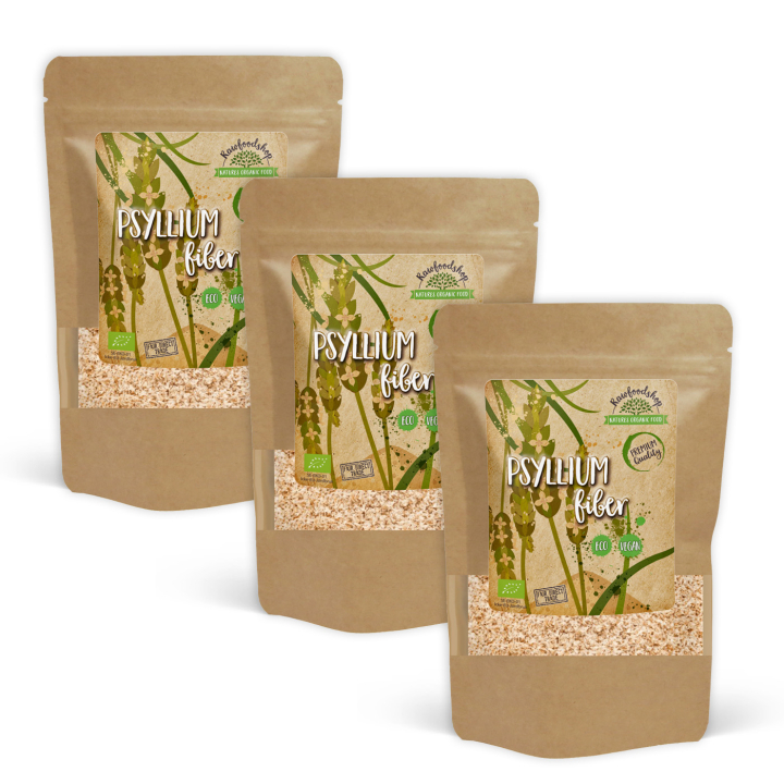 Psyllium Fröskal EKO 500g x 3 paket i gruppen Råvaror & Dryck / Bakning / Ingredienser Övriga hos Rawfoodshop Scandinavia AB (LBAK250056E1-SET3)