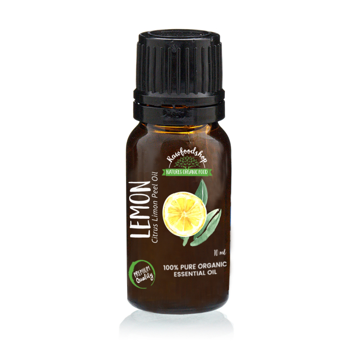 Citron Eterisk Olja EKO 10ml i gruppen Kroppsvård / Naturlig DIY / Eteriska oljor hos Rawfoodshop Scandinavia AB (ORGEOUL07)