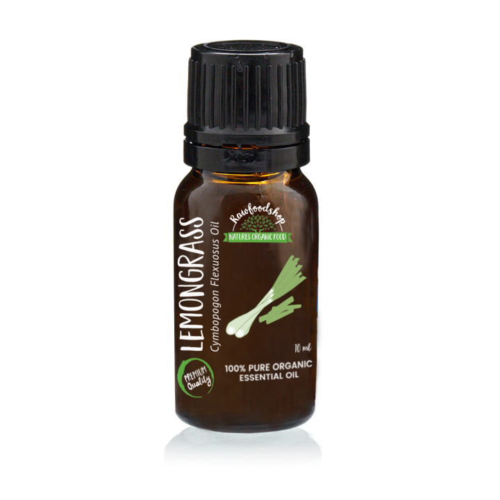 Citrongräs Eterisk Olja EKO 10ml i gruppen Kroppsvård / DIY Råvaror / Eteriska oljor hos Rawfoodshop Scandinavia AB (ORGEOUL12)