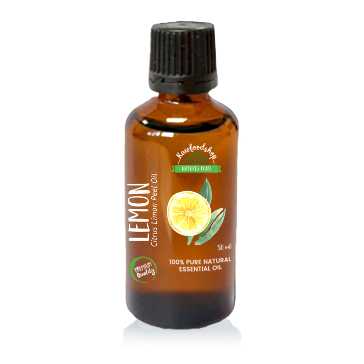 Citron Eterisk Olja 50 ml i gruppen Hud & Kropp / Naturlig DIY / Eteriska oljor hos Rawfoodshop Scandinavia AB (PREOUL-12)