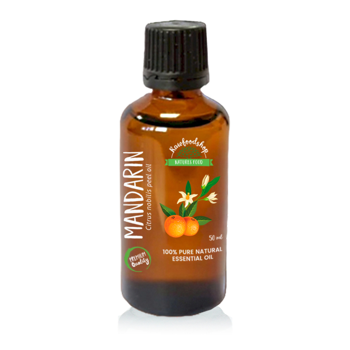 Mandarin Eterisk Olja 50ml i gruppen Hud & Kropp / Naturlig DIY / Eteriska oljor hos Rawfoodshop Scandinavia AB (PREOUL-30)