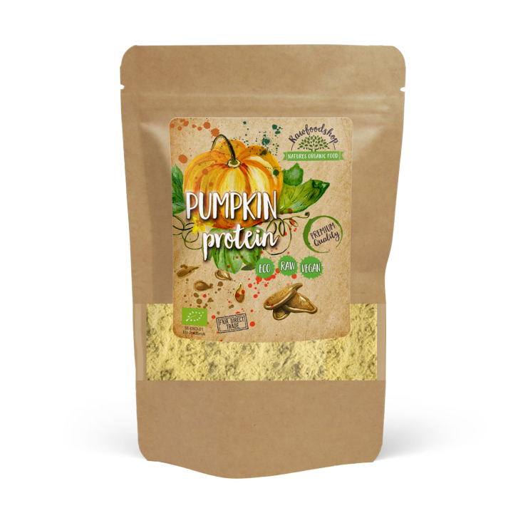 Pumpa Protein EKO 500g i gruppen Råvaror & Dryck / Hälsokost / Proteinpulver hos Rawfoodshop Scandinavia AB (PUMPAPROTEIN01)