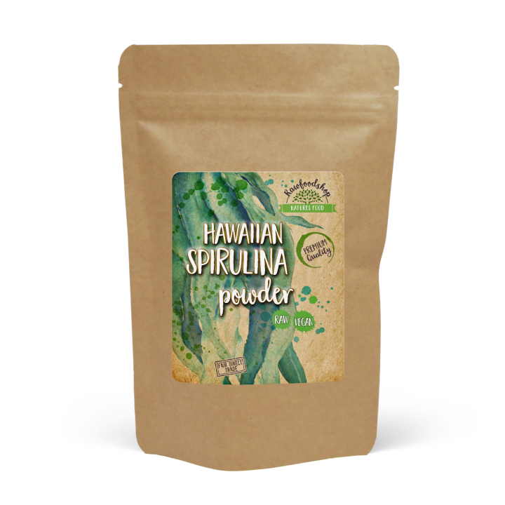 Spirulina Hawaiian 125g i gruppen Råvaror & Dryck / Hälsokost / Spirulinapulver hos Rawfoodshop Scandinavia AB (RAW00120015)