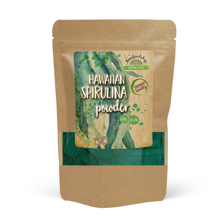 Spirulina Hawaiian 125g i gruppen Råvaror & Dryck / Hälsokost / Spirulinapulver hos Rawfoodshop Scandinavia AB (RAW00120015)