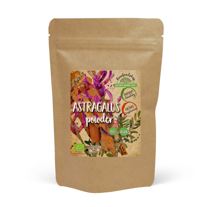 Astragalus Pulver EKO 125g i gruppen Kosttillskott / Örter & Växter / Örter hos Rawfoodshop Scandinavia AB (RAW00200)