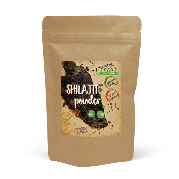 Shilajit Pulver 125g i gruppen Hälsa / Kosttillskott / Mineraler hos Rawfoodshop Scandinavia AB (RAW00210)