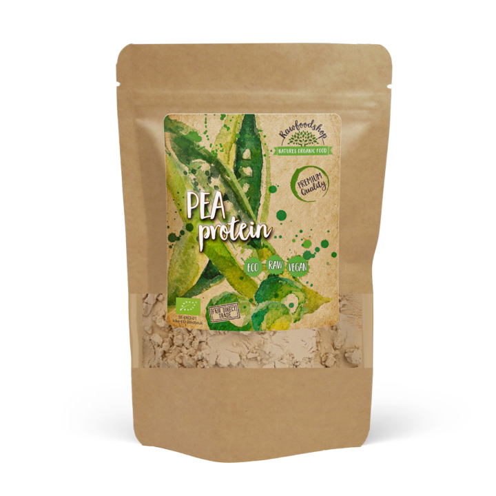 Ärtprotein EKO 500g i gruppen Råvaror & Dryck / Hälsokost / Proteinpulver hos Rawfoodshop Scandinavia AB (RAW00218)