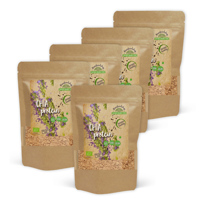 Chiaprotein EKO 500g x 5 paket i gruppen Råvaror & Dryck / Hälsokost / Proteinpulver hos Rawfoodshop Scandinavia AB (RAW007700776-SET5)