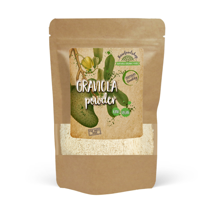 Graviola pulver 125g i gruppen OUTLET 20-80% / Hälsokost 50% / Hälsokost 30% hos Rawfoodshop Scandinavia AB (RAW053)