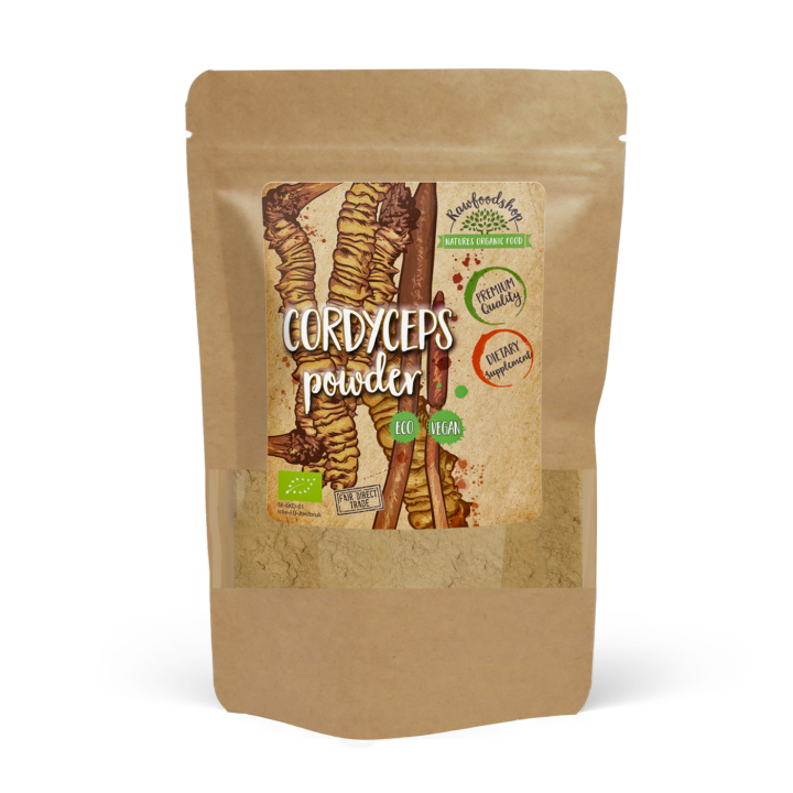 Cordyceps Pulver EKO 125g i gruppen Kosttillskott / Örter & Växter / Svampar hos Rawfoodshop Scandinavia AB (RAW087)