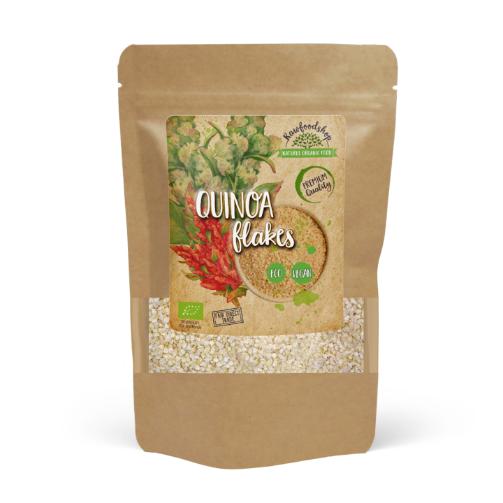 Quinoaflakes EKO 500g i gruppen Råvaror & Dryck / Bakning / Gryn, flingor & puffar hos Rawfoodshop Scandinavia AB (RAW7874325)