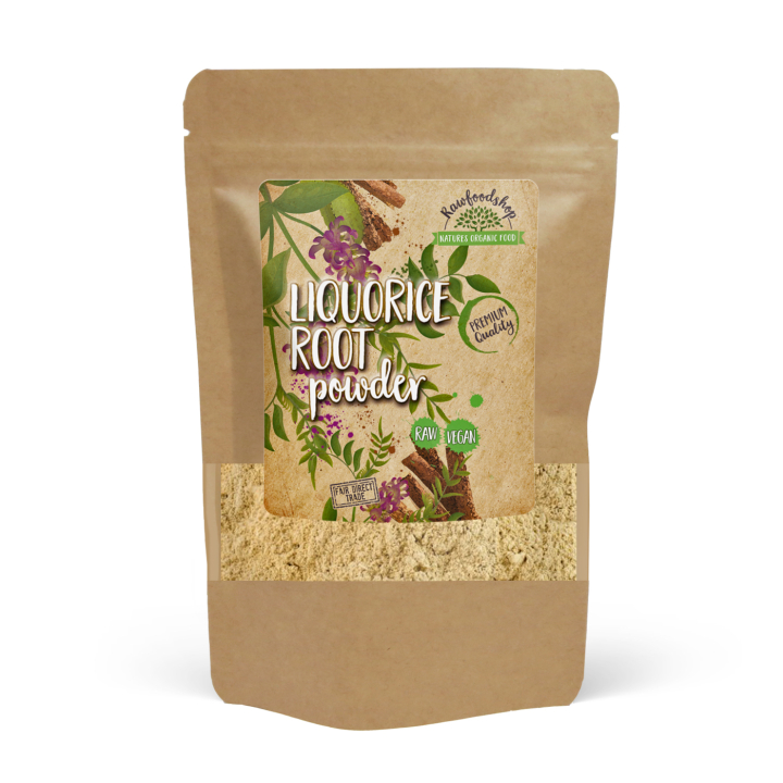 Lakritsrotpulver 125g i gruppen Råvaror & Dryck / Bakning / Ingredienser Övriga hos Rawfoodshop Scandinavia AB (RAW9196)