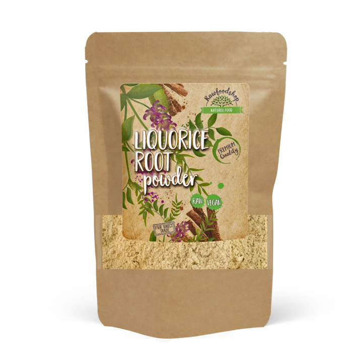 Lakritsrotpulver 125g i gruppen Råvaror & Dryck / Bakning / Ingredienser Övriga hos Rawfoodshop Scandinavia AB (RAW9196)