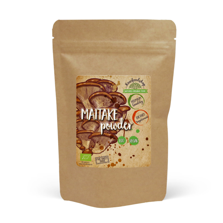 Maitake Pulver EKO 125g i gruppen Kosttillskott / Örter & Växter / Svampar hos Rawfoodshop Scandinavia AB (RAW9301)