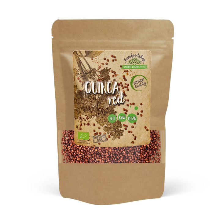 Quinoa Röd EKO 500g i gruppen Råvaror & Dryck / Hälsokost / Frön hos Rawfoodshop Scandinavia AB (RAW9878798)