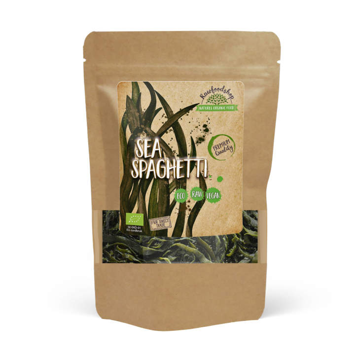 Sea Spagetti EKO 125g i gruppen Råvaror & Dryck / Skafferiet / Pasta & Nudlar hos Rawfoodshop Scandinavia AB (RAWALG001)