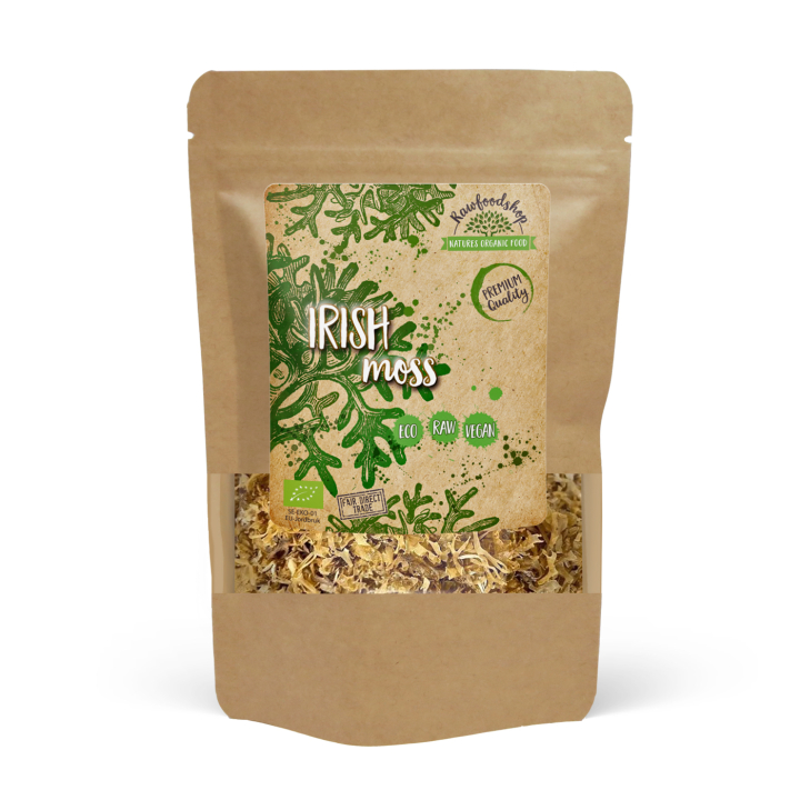 Irish Moss EKO 125g i gruppen Råvaror & Dryck / Hälsokost / Alger & Sjögräs hos Rawfoodshop Scandinavia AB (RAWALG004)