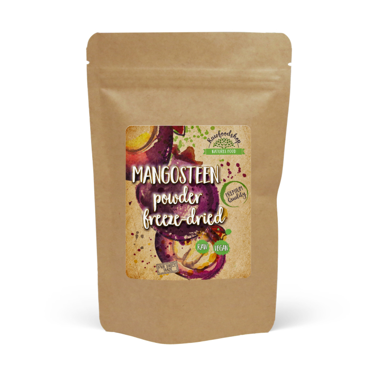 Mangosteen Pulver Frystorkad 125g i gruppen Råvaror & Dryck / Frukt & Bär / Alla frukter & bär hos Rawfoodshop Scandinavia AB (RAWPFRUP003VILD)