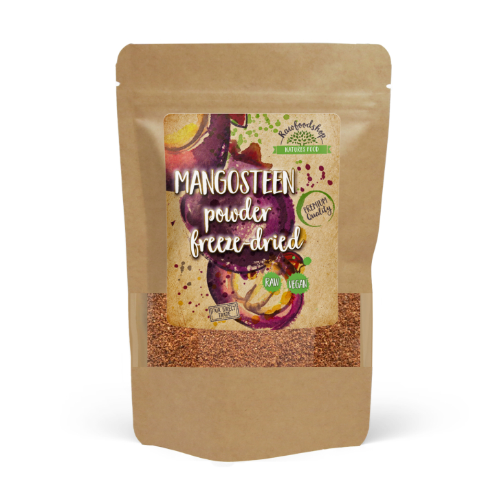 Mangosteen Pulver Frystorkad 125g i gruppen Råvaror & Dryck / Frukt & Bär / Fruktpulver hos Rawfoodshop Scandinavia AB (RAWPFRUP003VILD)