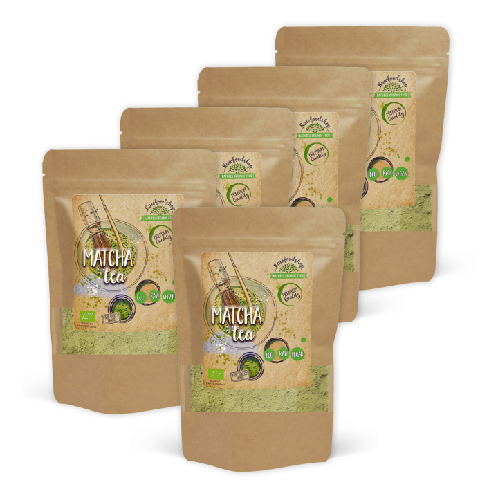 Matcha Te EKO 125g x 5 paket i gruppen Råvaror & Dryck / Hälsokost / Matcha hos Rawfoodshop Scandinavia AB (RAWTE001-SET5)