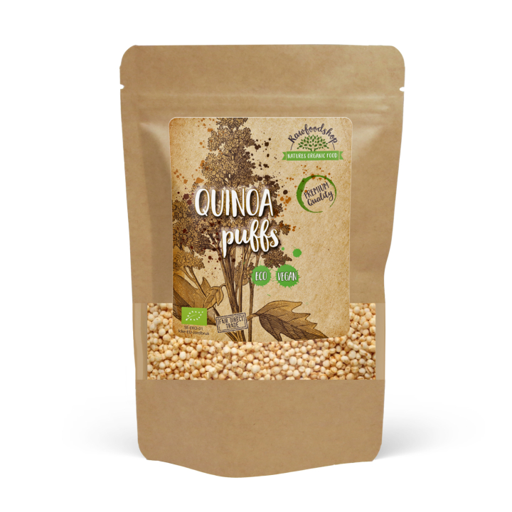 Quinoa puffar EKO 200g i gruppen OUTLET 20-80% / Bakning 20-50% / Bakning 30% hos Rawfoodshop Scandinavia AB (RECQUI01)