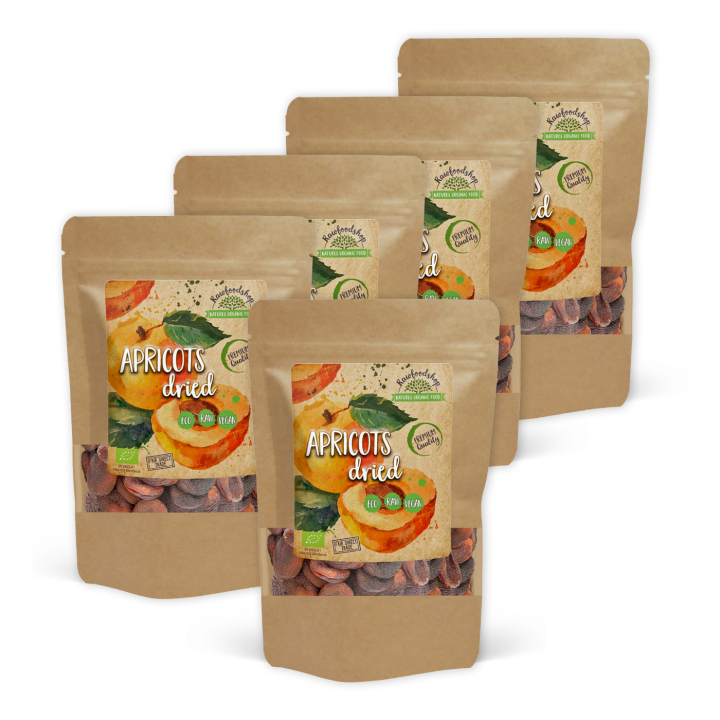 Aprikoser EKO 1kg x 5 paket i gruppen Råvaror & Dryck / Frukt & Bär / Aprikos hos Rawfoodshop Scandinavia AB (RFRU500350E1-SET5)