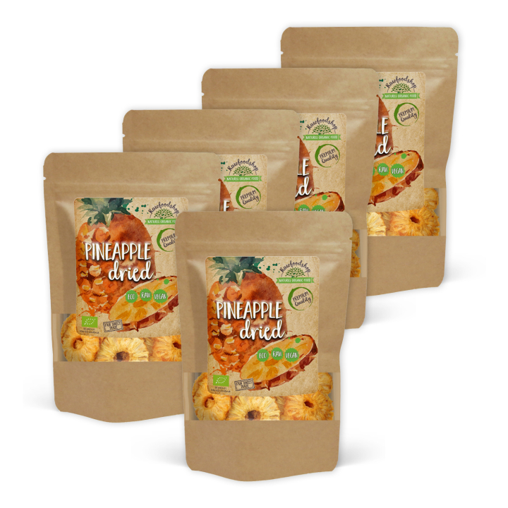 Ananas EKO 500g x 5 paket i gruppen Råvaror & Dryck / Frukt & Bär / Ananas hos Rawfoodshop Scandinavia AB (RFRU500761E-SET5)