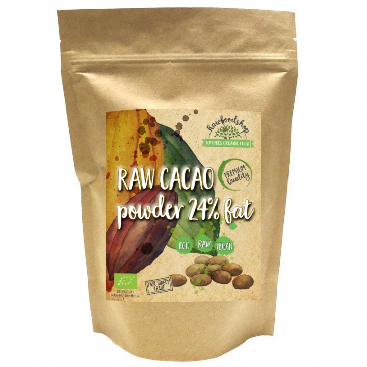 Kakaopulver Raw EKO 1kg i gruppen Råvaror & Dryck / Bak & Matlagning / Kakaoprodukter hos Rawfoodshop Scandinavia AB (RKAK1000406E)