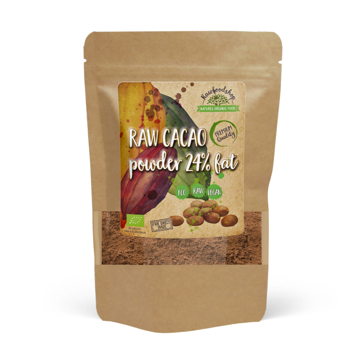 Kakaopulver Raw EKO 100g i gruppen Råvaror & Dryck / Bakning / Kakaoprodukter hos Rawfoodshop Scandinavia AB (RKAK100E)