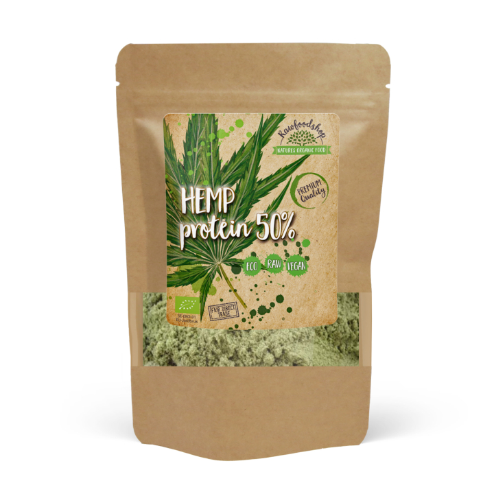 Hampaprotein 50% EKO 1kg i gruppen Råvaror & Dryck / Hälsokost / Proteinpulver hos Rawfoodshop Scandinavia AB (RKOS1000388E)