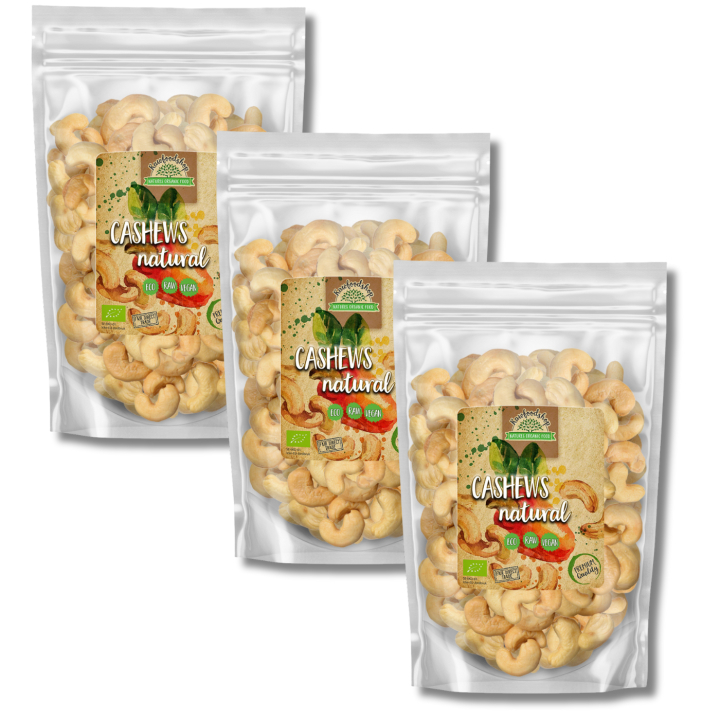 Cashewnötter Premium RAW EKO 1kg x 3 paket i gruppen Råvaror & Dryck / Nötter / Cashewnötter hos Rawfoodshop Scandinavia AB (RNOT10002058E-SET3)