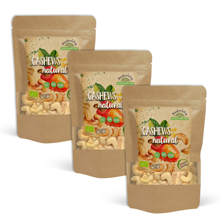 Cashewnötter Premium RAW EKO 1kg x 3 paket i gruppen Råvaror & Dryck / Nötter / Cashewnötter hos Rawfoodshop Scandinavia AB (RNOT10002058E-SET3)