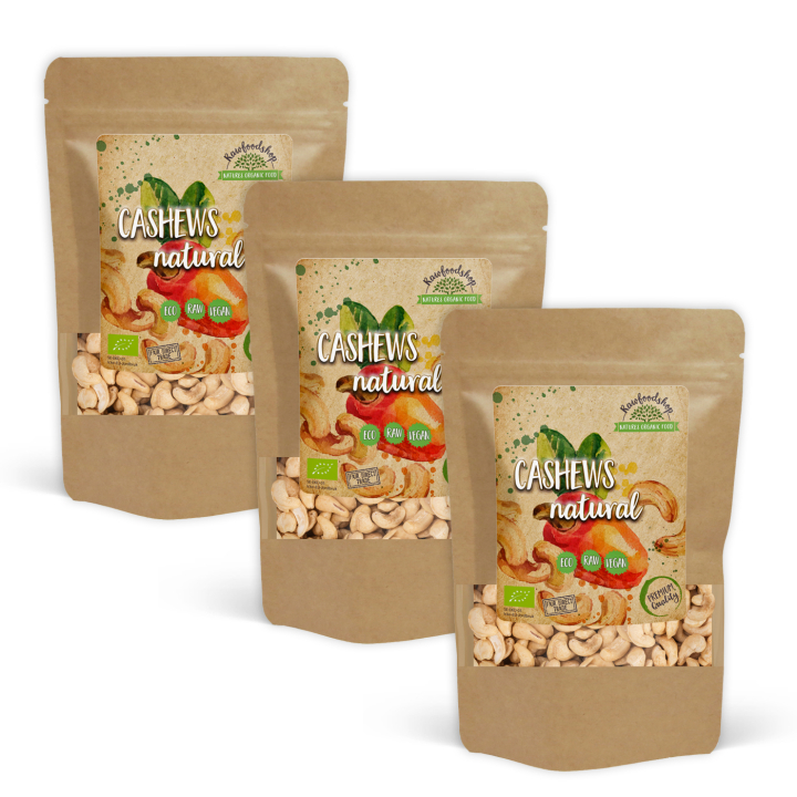 Cashewnötter Premium RAW EKO 1kg x 3 paket i gruppen Råvaror & Dryck / Nötter / Cashewnötter hos Rawfoodshop Scandinavia AB (RNOT10002058E-SET3)