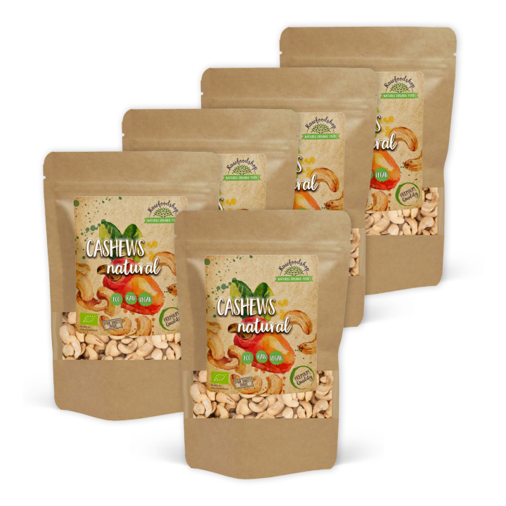 Cashewnötter Premium RAW EKO 1kg x 5 paket i gruppen Råvaror & Dryck / Nötter / Cashewnötter hos Rawfoodshop Scandinavia AB (RNOT10002058E-SET5)