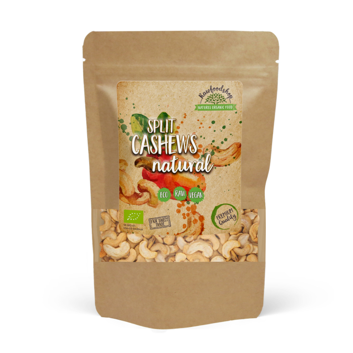 Cashewnötter Delade RAW EKO 1kg i gruppen Råvaror & Dryck / Nötter / Cashewnötter hos Rawfoodshop Scandinavia AB (RNOT1000327E)