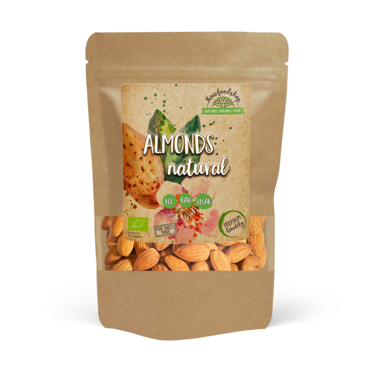 Mandel Premium RAW EKO 1kg i gruppen Råvaror & Dryck / Nötter / Mandel hos Rawfoodshop Scandinavia AB (RNOT1000431E)