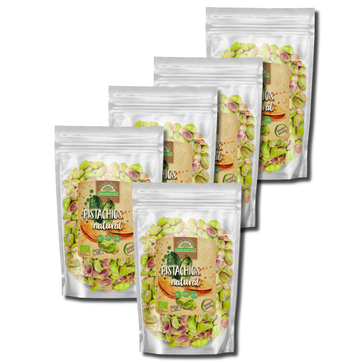 Pistagenötter Premium RAW EKO 200g x 5 paket i gruppen Råvaror & Dryck / Nötter hos Rawfoodshop Scandinavia AB (RNOT200262E-SET5)