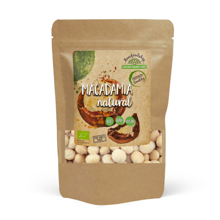 Macadamianötter Premium RAW EKO 200g i gruppen Råvaror & Dryck / Nötter / Macadamia hos Rawfoodshop Scandinavia AB (RNOT200429E)