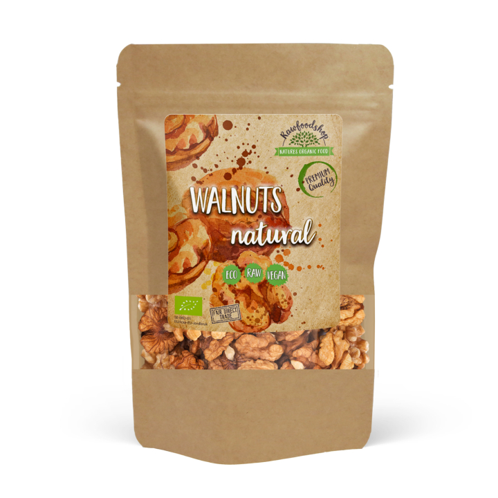 Valnötter Premium RAW EKO 250g i gruppen Råvaror & Dryck / Nötter / Valnötter hos Rawfoodshop Scandinavia AB (RNOT200504E)