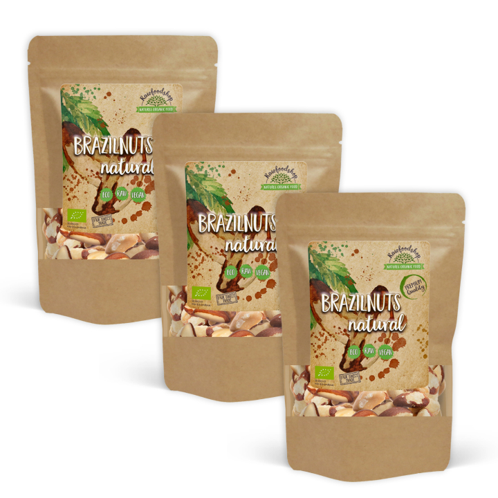 Paranötter Premium RAW EKO 1kg x 3 paket i gruppen Råvaror & Dryck / Nötter / Paranötter hos Rawfoodshop Scandinavia AB (RNOT500455E-SET3)