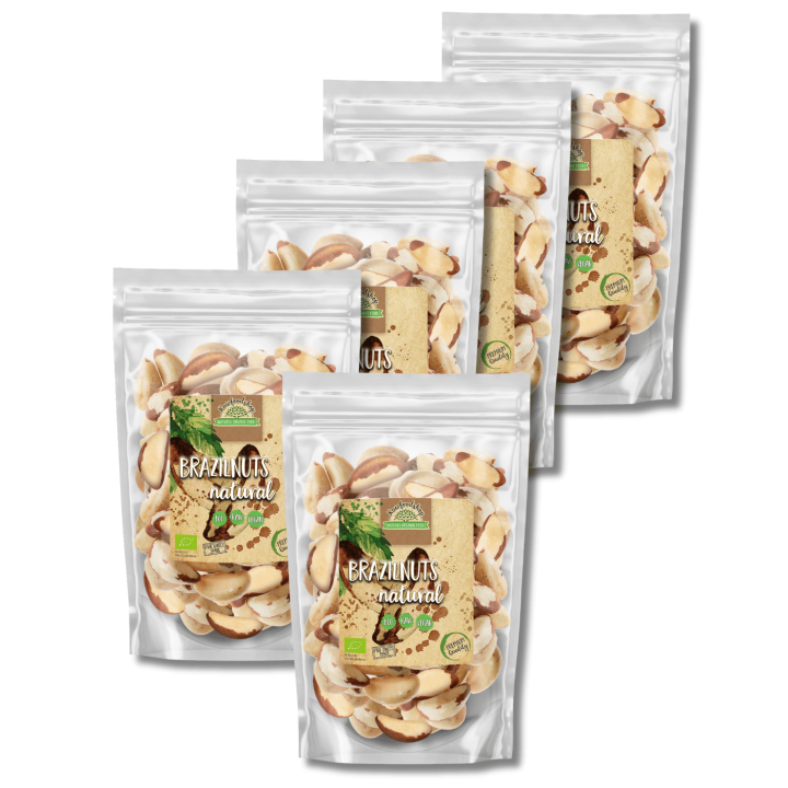 Paranötter Premium RAW EKO 1kg x 5 paket i gruppen Råvaror & Dryck / Nötter / Paranötter hos Rawfoodshop Scandinavia AB (RNOT500455E-SET5)